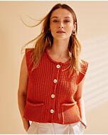 Phildar makkelijk dames vest breien van Phil Extra (259,m13)