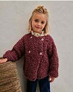 Phildar makkelijk kinderjasje breien van Phil Alpaga Bouclé (263,M10)