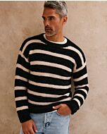 Phildar makkelijke gestreepte herentrui breien van Phil Romance (264,m22)