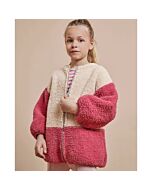 Phildar meiden jas breien van Phil Douce en Partner 3.5 (203, m6)