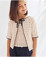 Phildar meiden vest breien en haken van Coton 3 (256,m16a)