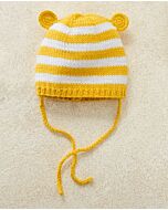 Phildar muts met oortjes breien van Phil Love cotton