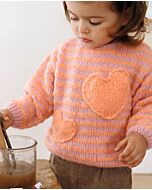 Phildar peuter trui met hartjes breien van Phil Gourmand en Phil Caresse (193, m22)