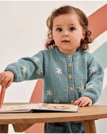 Phildar peuter vest met bloementjes breien van Partner 3,5 (217, m28)