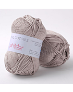 Phildar Phil Coton 2 kl.97 Taupe katoen