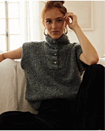 Phildar spencer met hoge kraag breien van Phil Love Wool (249,m17)