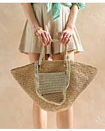 Phildar tas haken van Raphia Ruban en Similicuir 272,m16