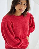 Phildar trui met pofmouwen breien van Phil Baby Doll (255, m4)