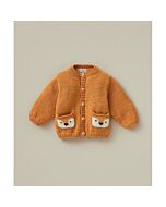 Phildar vest met vossen zakjes breien van Merinos 3.5 (200, m40)