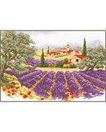 Vervaco borduurpakket Lavendellandschap PN-0002165 telpatroon