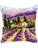 Borduurpakket Provence vervaco pn-0008637 kruissteekkussen  voorbedrukt  