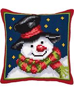 Vervaco kruissteek borduurkussen sneeuwman pn-0008727