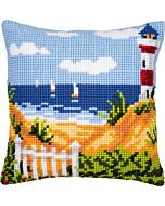 Vervaco borduurpakket borduurkussen vuurtoren pn-0008731
