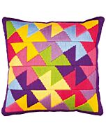 Vervaco voorbedrukte spansteek kussen molentjes op grijs pn-0010867