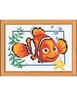 Borduurpakket Nemo Disney aida om te borduren van Vervaco pn-0014693