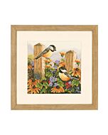 Borduurpakket kwetterende vogels