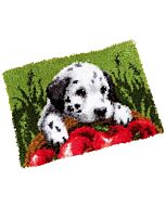Knooppakket knoopkleedje  Dalmatier met appelen van vervaco pn-0147231