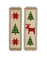 Vervaco borduurpakket 2 boekenleggers Kerstmis PN-0147559
