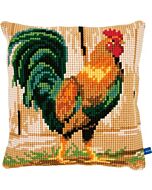 Borduurpakket borduurkussen kruissteek fiere haan pn-0148108 van vervaco