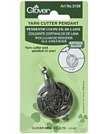 Clover draadsnijder hanger antiek zilver 