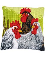 Vervaco kussenpakket haan met kippen  pn-0149808  om te borduren