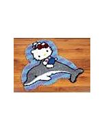 knooppakket  kleed hello kitty  op dolfijn van vervaco om te knopen pn-0149833