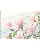 Borduurpakket lanarte magnolias kaaslinnen