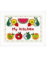 Borduurpakket kruissteek  fruit in de keuken telwerk vervaco pn 0150020