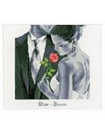 Borduurpakket liefdesroos om te borduren huwelijk vervaco pn-0150602