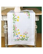 Vervaco borduurpakket tafelloper veldbloemen PN-0152859 voorbedrukt