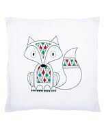 Borduurpakket voorbedrukte borduurkussen vos van Vervaco pn-0155312