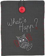  Borduurpakket voorbedrukte Tasje voor iPad What's Happ vervaco pn-0156719