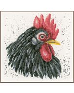 Borduurpakket  zwarte kip met kaaslinnen van Lanarte pn-0157489