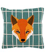 La Maison Victor schuine spansteekkussen Vos Gunther PN-0158277 met telpatroon