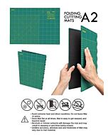 Quilt snijmat 43x60 centimeters A2 van Olfa die inklapbaar is en daardoor gemakkelijk mee te nemen