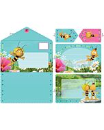 Vervaco borduurpakket Borduurkaarten set van 5 Maya: Uitnodiging Maya en Willy PN-0162164