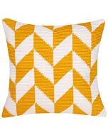 Borduurpakket Schuine spansteekkussen Visgraatvlakken  met telpatroon la maison victor pn-0163734