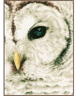 Borduurpakket sneeuwuil van lanarte om te borduren