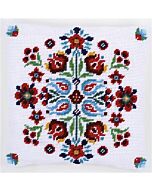 Borduurpakket  Gobelinkussen Folklore voorbedrukt in halve kruissteek la maison victor pn-0168199