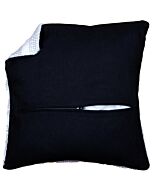 Kussenrug met rits van Vervaco zwart  45x45cm 