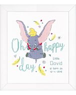 Vervaco borduurpakket geboortetegel Disney Dumbo Oh happy day PN-0176205