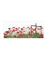 Thea Gouverneur borduurpakket Klaprozen 546 linnen