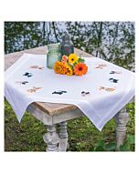 Vervaco tafelkleed Hondjes in Platsteek PN-0184979 voorbedrukt