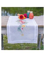 Vervaco tafelloper Tropische bloemen PN-0199051 voorbedrukt