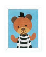 Kinder borduurpakket halve kruissteek Beertje van Vervaco PN-0200745.