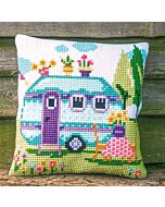 Vervaco borduurkussenpakket op vakantie PN-0200856 voorbedrukt