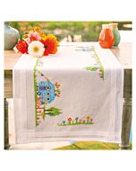 Vervaco tafelloper borduren op vakantie PN-0200861 voorbedrukt