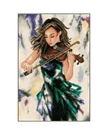 Lanarte borduurpakket Ontspan op de muziek PN-0200913 is een borduurpakket van de serie Classic.