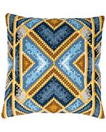 Vervaco borduurkussenpakket geometrisch PN-0201800 voorbedrukt