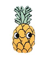 Vervaco kruissteekkussen Ananas met kussenrug pn-0202631 van Eva Mouton om borduren met een afmeting van 28x55cm in 4 kleuren.